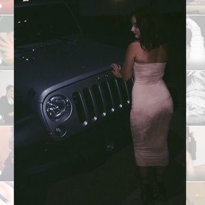 Hot Miami Styles - Nude Bodycon Dress